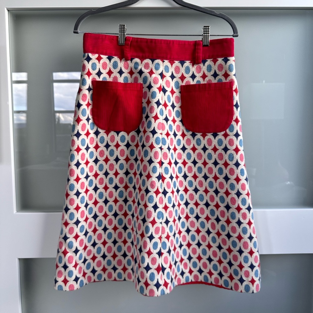 Eley Kishimoto Funky Geometric A Line Skirt
